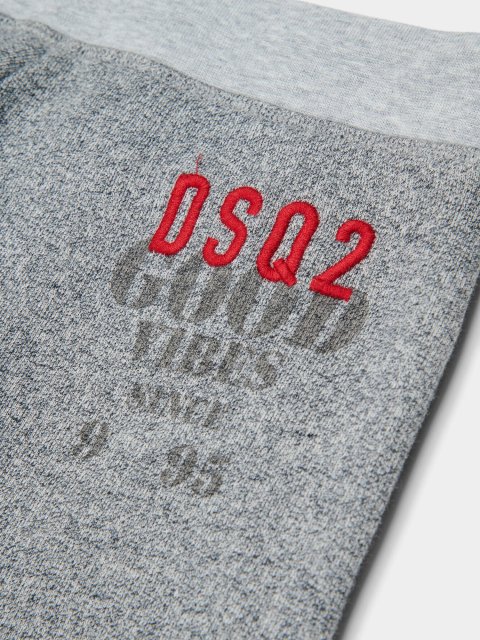 Сіра кофта, штани DSQUARED KID з бавовни: фото 3 - Invogue