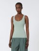 Зелёный топ Max Mara из вискозы и полиэстера: фото 2 - Invogue