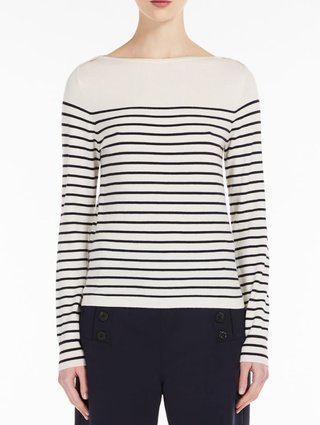 Кремовый свитер WEEKEND MAX MARA: фото 1 - Invogue