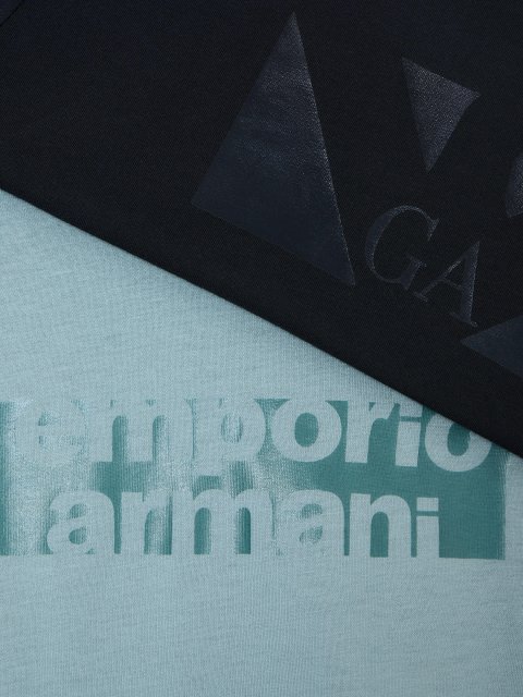 Разноцветные джемперы EMPORIO ARMANI KIDS из хлопка: фото 1 - Invogue