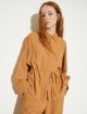 Теракотова сорочка Max&Co з гофрованого атласу: фото 2 - Invogue
