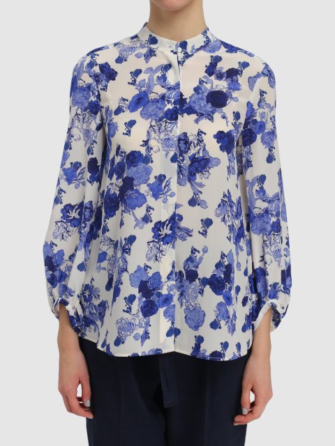 Синяя рубашка MAX&CO: фото 3 - Invogue