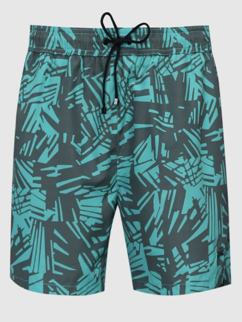 Бирюзовые шорты пляж BOSS: фото - Invogue