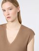 Темно-бежевый жилет Max Mara из шерсти: фото 4 - Invogue