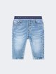 Сині джинси EMPORIO ARMANI KIDS з бавовни: фото - Invogue