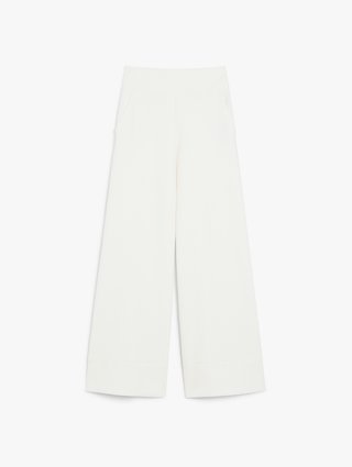 Белые брюки Max Mara расклешенные: фото - Invogue