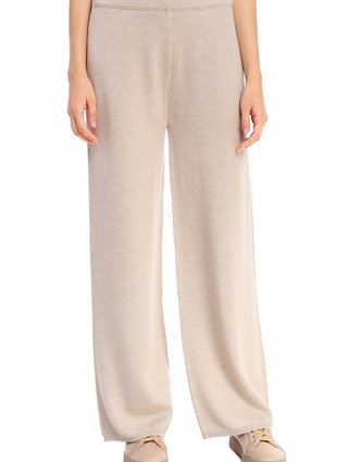 Бежевые брюки MAX MARA: фото 6 - Invogue
