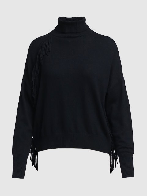 Чёрный гольф MARELLA: фото - Invogue