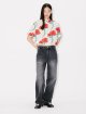 Кремова сорочка Kenzo з бавовни з квітковим принтом: фото 1 - Invogue