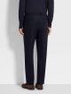 Темно-сині брюки ZEGNA з вовни та шовку: фото 4 - Invogue
