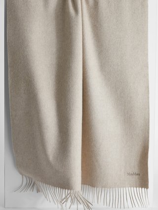 Кремовий шарф MAX MARA : фото - Invogue