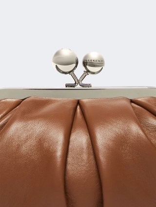 Коричнева сумка Pasticcino Weekend MaxMara зі шкіри: фото 3 - Invogue