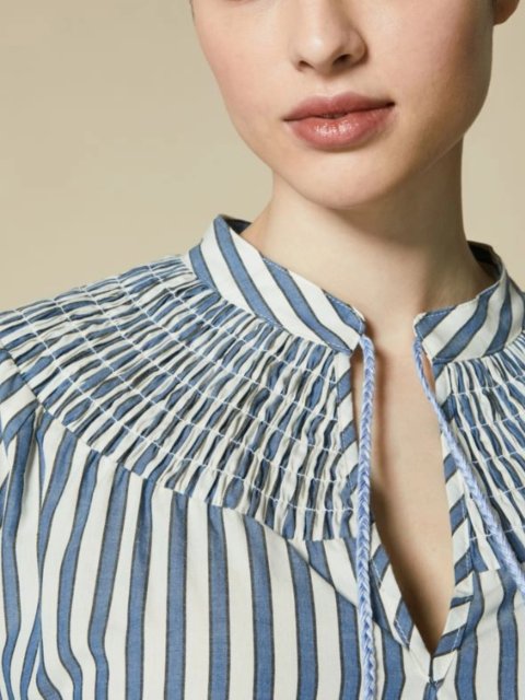 Белая рубашка MARINA RINALDI: фото 2 - Invogue