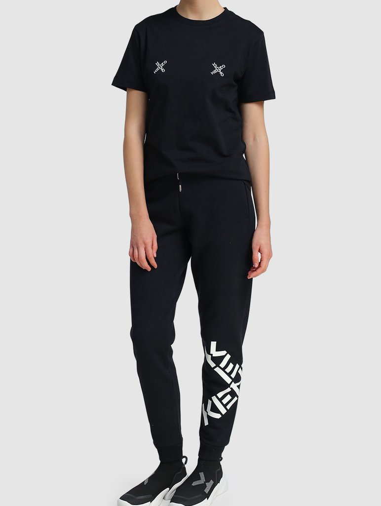 Чёрная футболка KENZO: фото 1 - Invogue