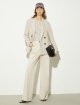 Кремовые брюки Max&Co из габардина: фото 1 - Invogue