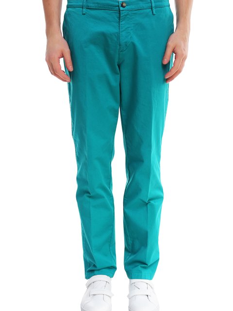 Зелёные брюки KENZO: фото 3 - Invogue