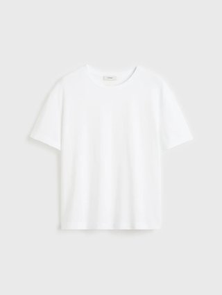 Белая футболка Toteme из хлопка: фото - Invogue