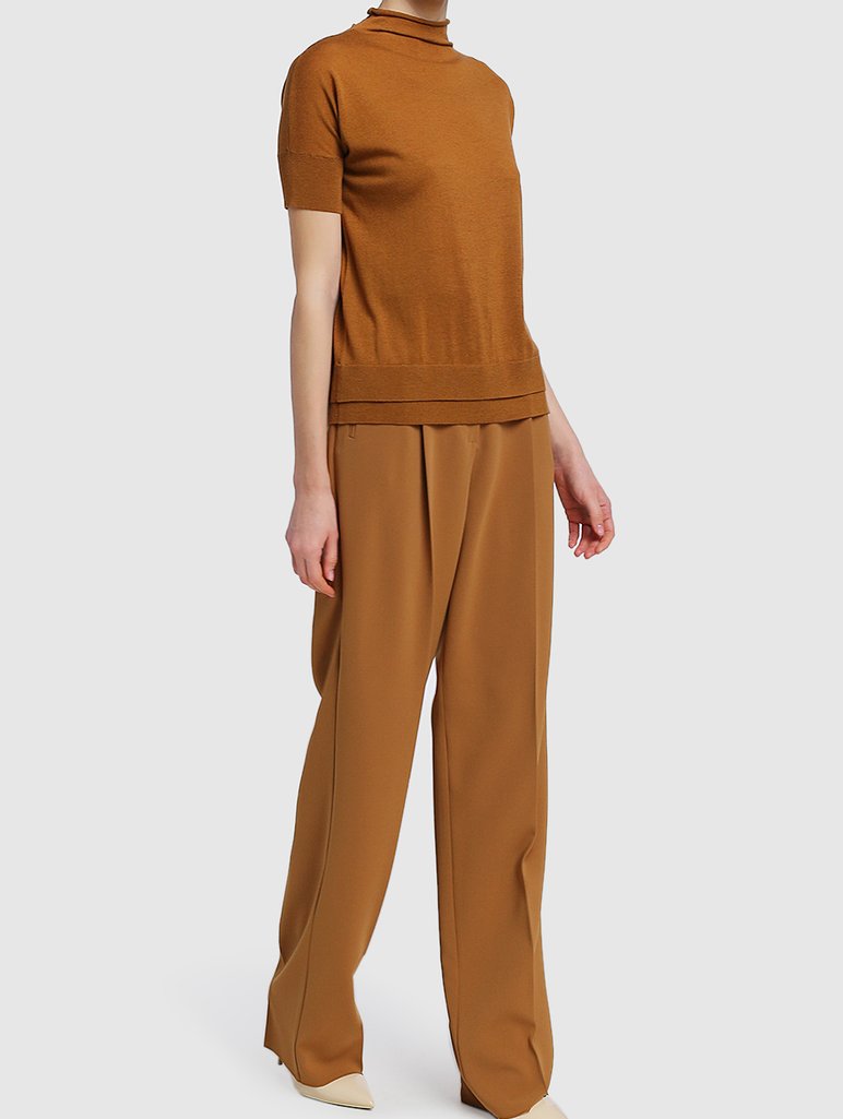 Кремовый свитер MAX MARA: фото 1 - Invogue