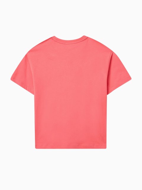 Красная футболка EMPORIO ARMANI KIDS: фото 1 - Invogue