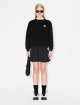 Черный свитшот KENZO из хлопка: фото 1 - Invogue