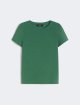 Зелена футболка Weekend Max Mara з бавовни та еластану: фото - Invogue