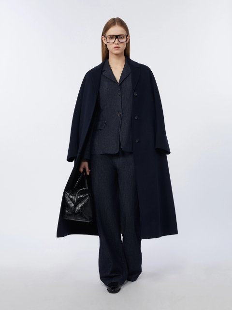 Темно-сині джинси MAX MARA широкого крою: фото 1 - Invogue