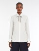 Біла сорочка Max Mara шовкова: фото 2 - Invogue