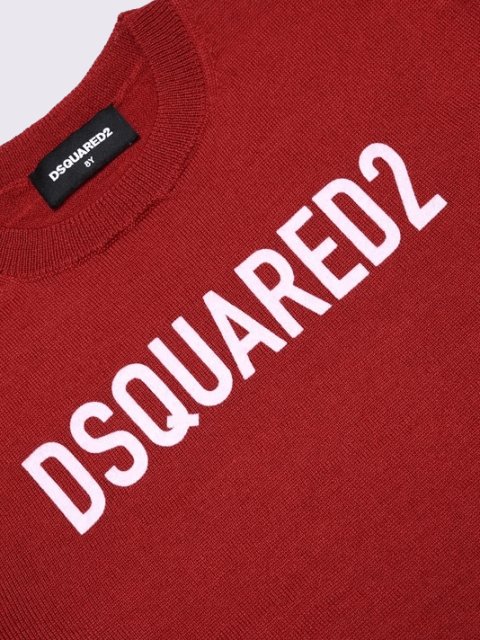Червоний светр DSQUARED KID : фото 2 - Invogue