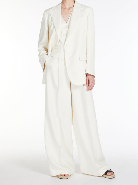 Кремовий жакет WEEKEND MAX MARA : фото 4 - Invogue