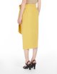 Желтая юбка Max Mara из льна и шелка: фото 3 - Invogue