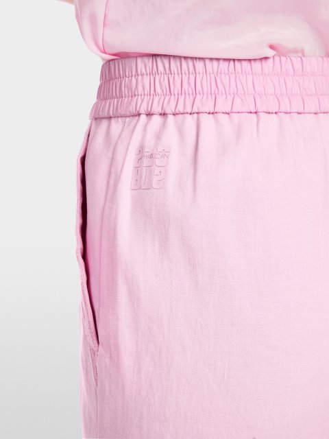 Розовые шорты Marc Cain из смеси хлопка и льна: фото 4 - Invogue