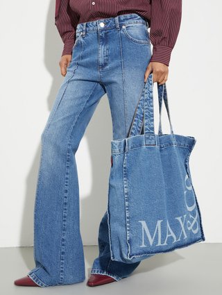 Джинсы MAX&Co. с вертикальной строчкой: фото 5 - Invogue