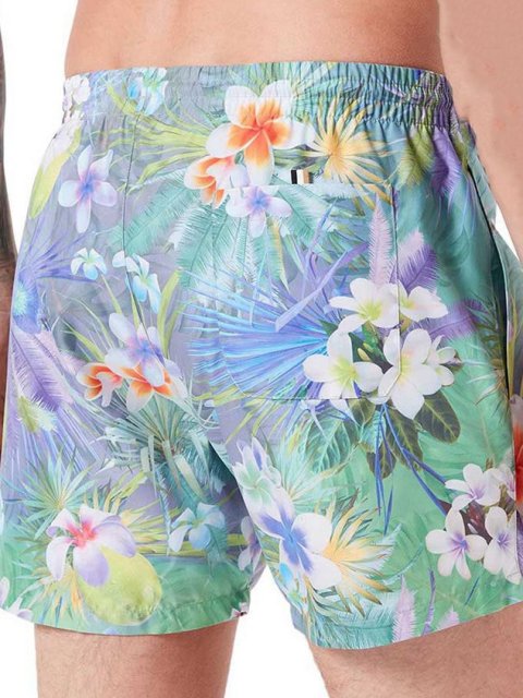 Фиолетовые шорты пляж BOSS: фото 2 - Invogue