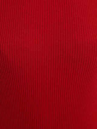 Красное платье HELMUT LANG: фото 7 - Invogue