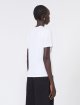 Белая футболка Sportmax из хлопка и эластана: фото 3 - Invogue