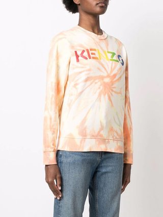Оранжевый свитшот KENZO: фото 1 - Invogue