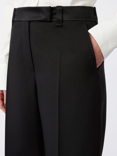 Чорні брюки WEEKEND MAX MARA з вовни: фото 4 - Invogue