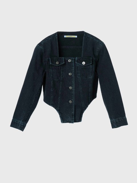 Чёрная куртка PUSHBUTTON: фото - Invogue