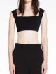 Чорний топ SPORTMAX : фото 1 - Invogue