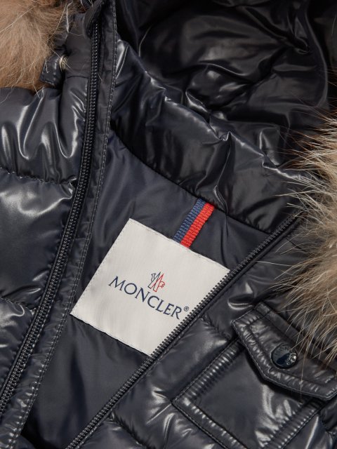 Синя куртка MONCLER ENFANT : фото 4 - Invogue