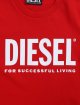 Красная футболка DIESEL KIDS: фото 2 - Invogue