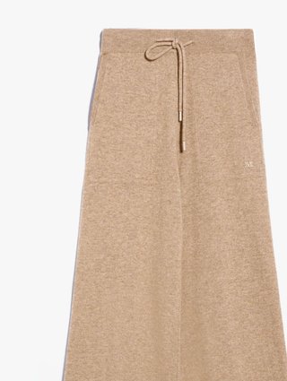 Бежевые брюки MAX MARA: фото 3 - Invogue