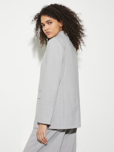 Сірий жакет MAX&CO двобортний: фото 3 - Invogue