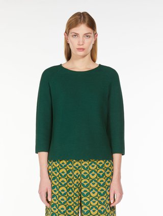 Зелёный свитер WEEKEND MAX MARA: фото 1 - Invogue