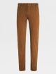 Карамельні джинси Zegna крою slim з додаванням еластану: фото - Invogue
