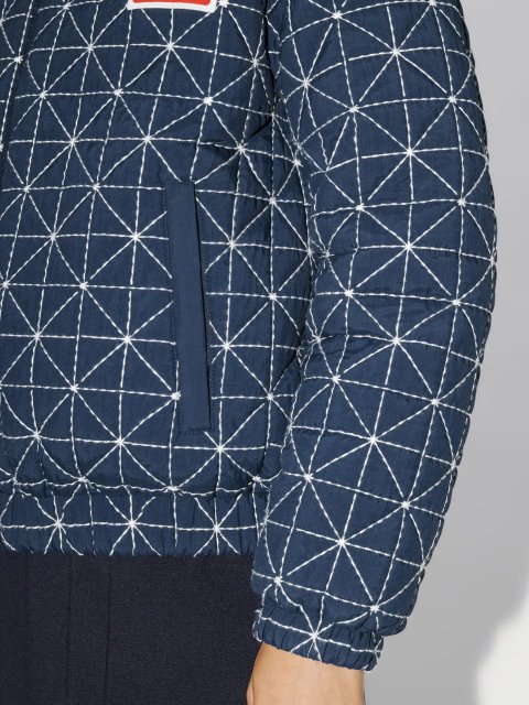 Темно-синій пуховик KENZO: фото 4 - Invogue