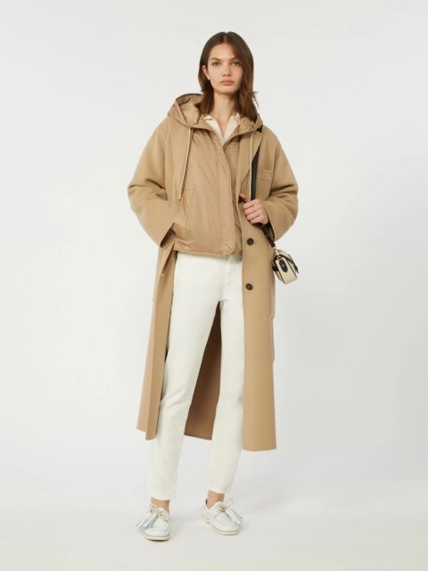 Білі брюки WEEKEND MAX MARA з еластичної бавовни: фото 1 - Invogue