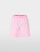 Розовые шорты Marc Cain из смеси хлопка и льна: фото - Invogue