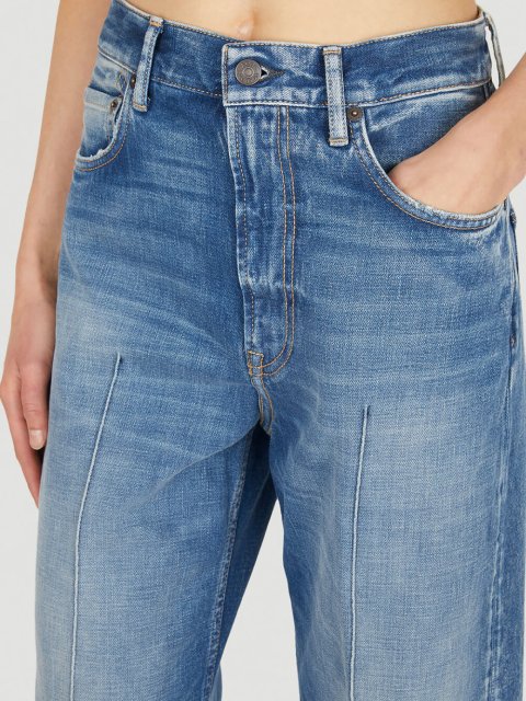 Сині джинси кльош Acne Studios: фото 4 - Invogue