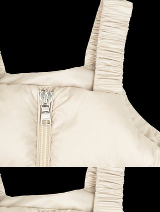 Бежевая куртка, брюки MONCLER ENFANT: фото 6 - Invogue